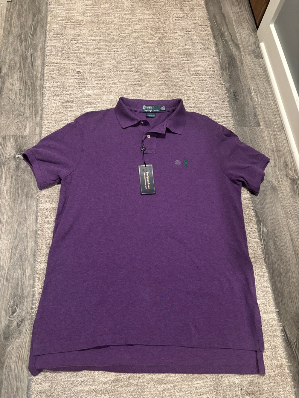Ralph Lauren Purple Polo Shirt size  XL - Picture 2 of 4